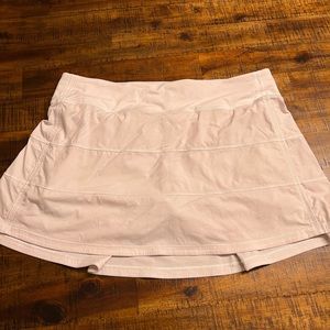 Lululemon Pace Rival Skirt 10 Tall in White